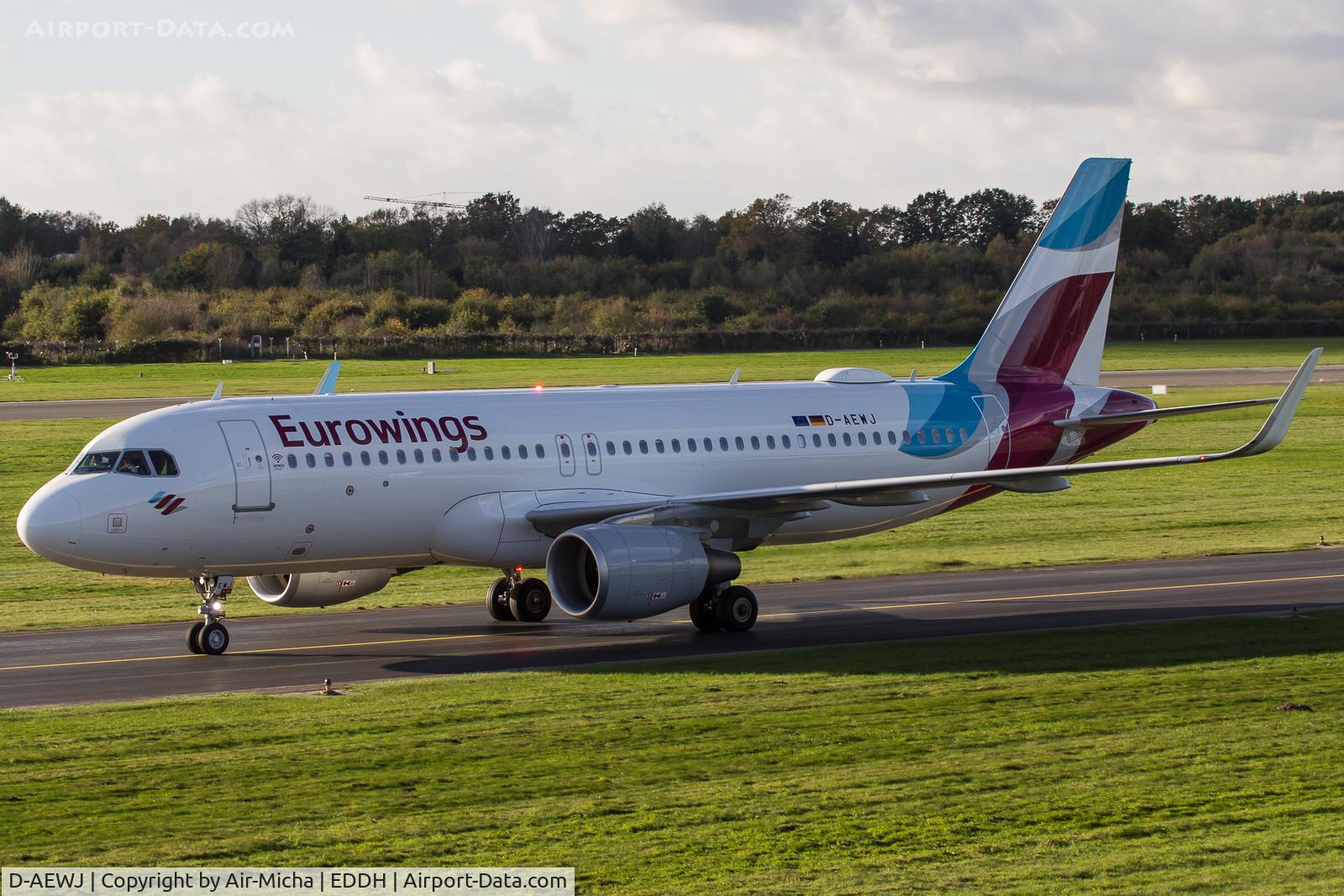 D-AEWJ, 2016 Airbus A320-214 C/N 7216, Eurowings