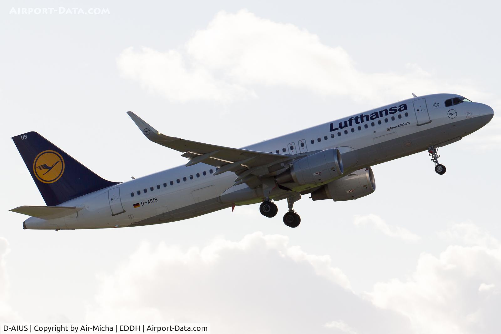 D-AIUS, 2016 Airbus A320-214 C/N 7024, Lufthansa
