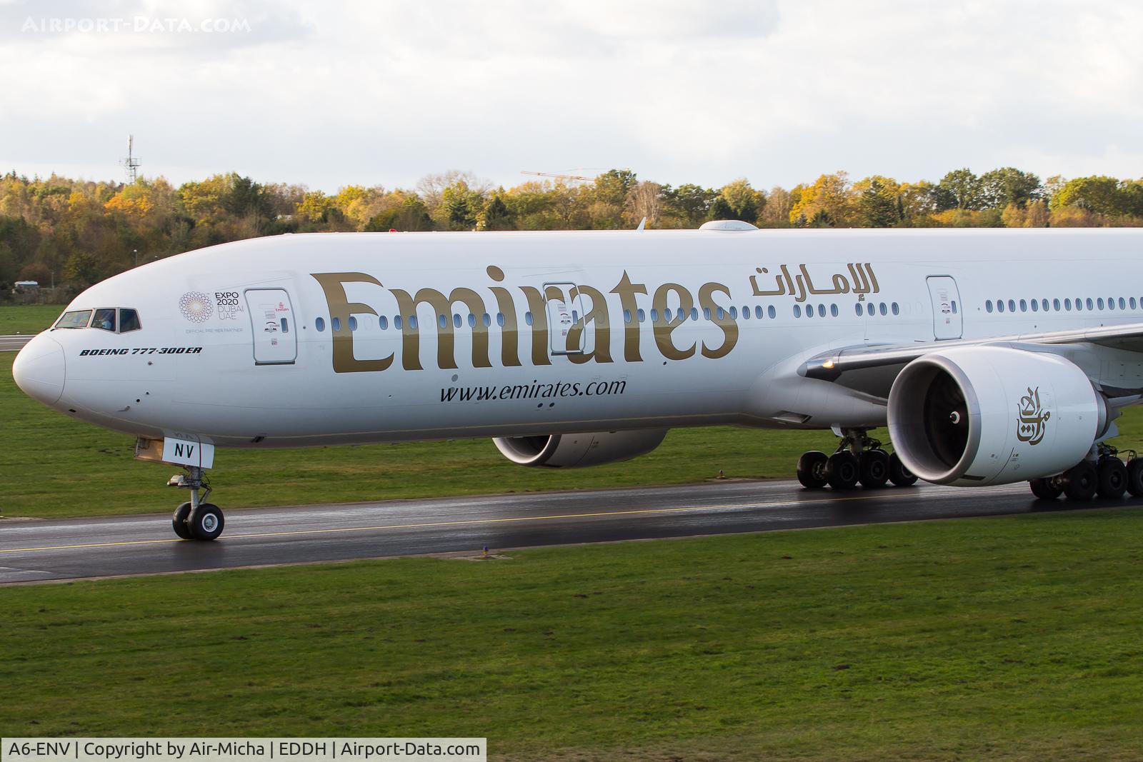 A6-ENV, 2014 Boeing 777-31H/ER C/N 41386, Emirates