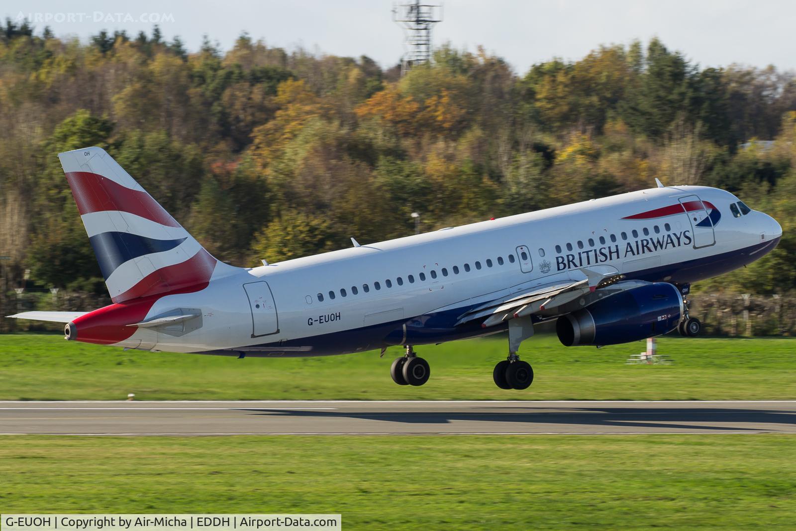 G-EUOH, 2001 Airbus A319-131 C/N 1604, British Airways