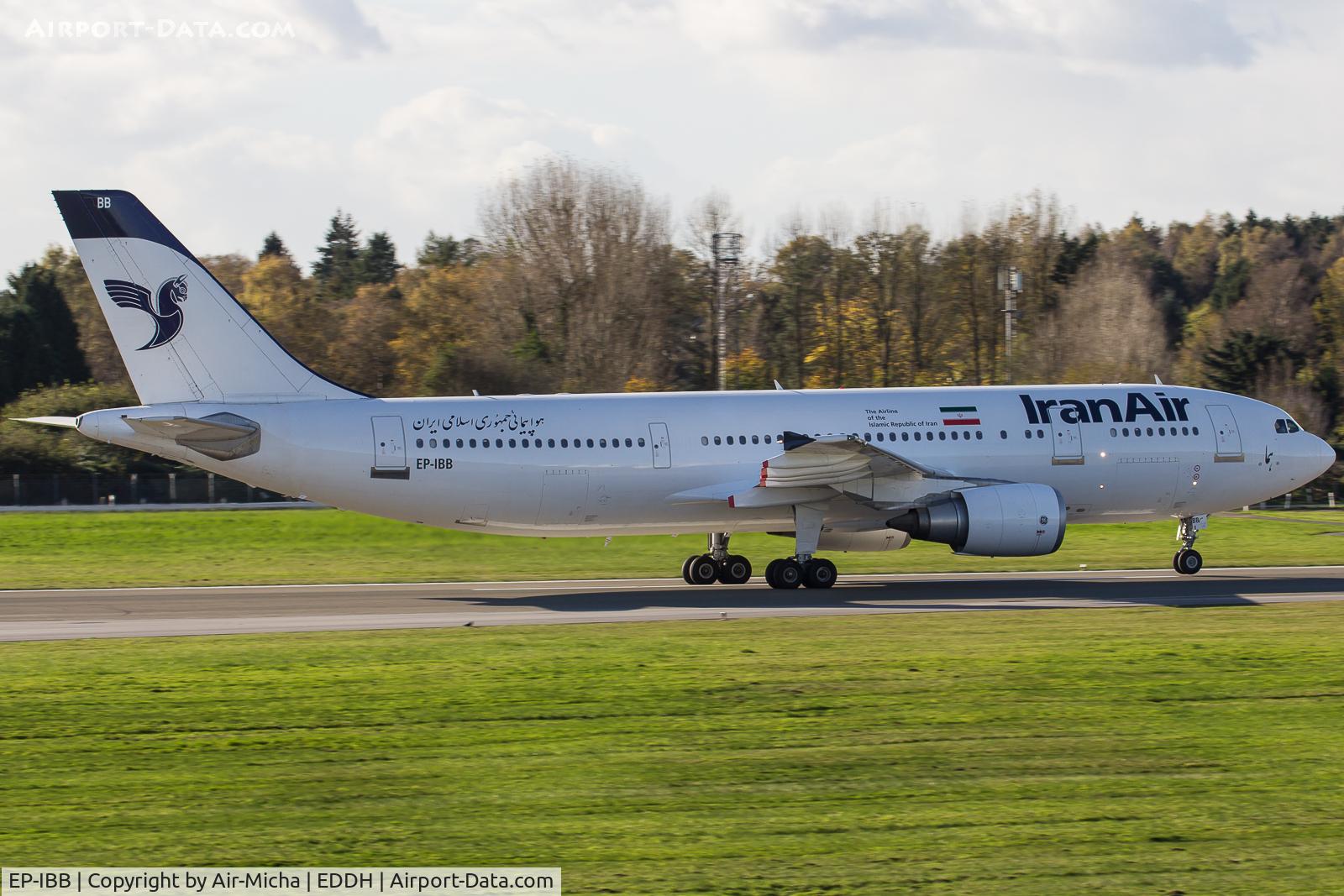 EP-IBB, 1994 Airbus A300B4-605R C/N 727, Iran Air