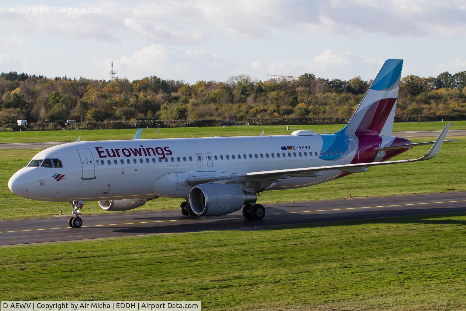 D-AEWV, 2017 Airbus A320-214 C/N 7545, Eurowings