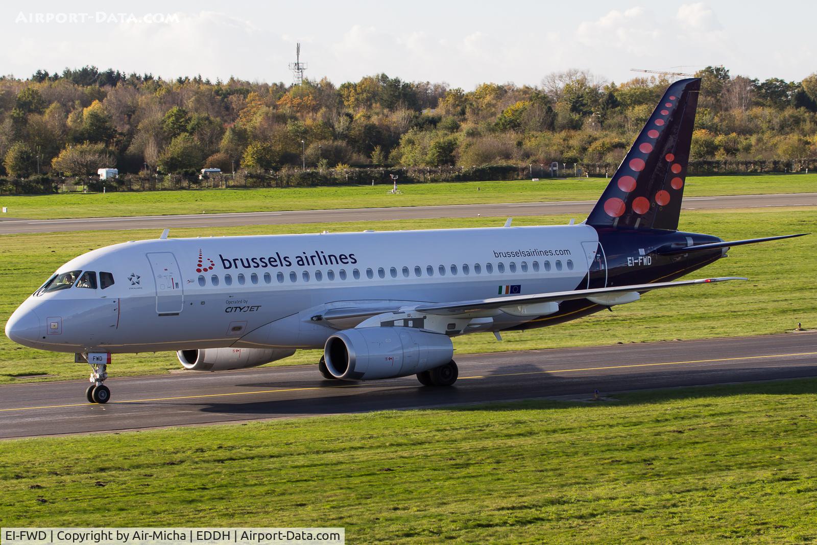 EI-FWD, 2016 Sukhoi Superjet 100 C/N 95105, Brussel Airlines