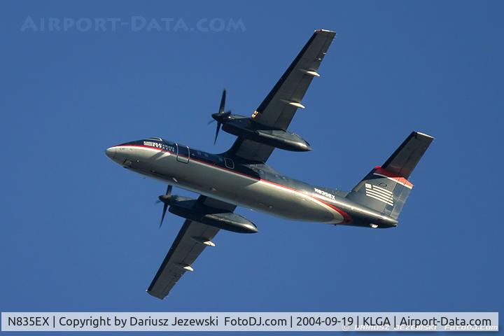 N835EX, 1991 De Havilland Canada DHC-8-102 Dash 8 C/N 289, De Havilland Canada DHC-8-102 Dash 8 - US Airways Express (Piedmont Airlines)   C/N 289, N835EX