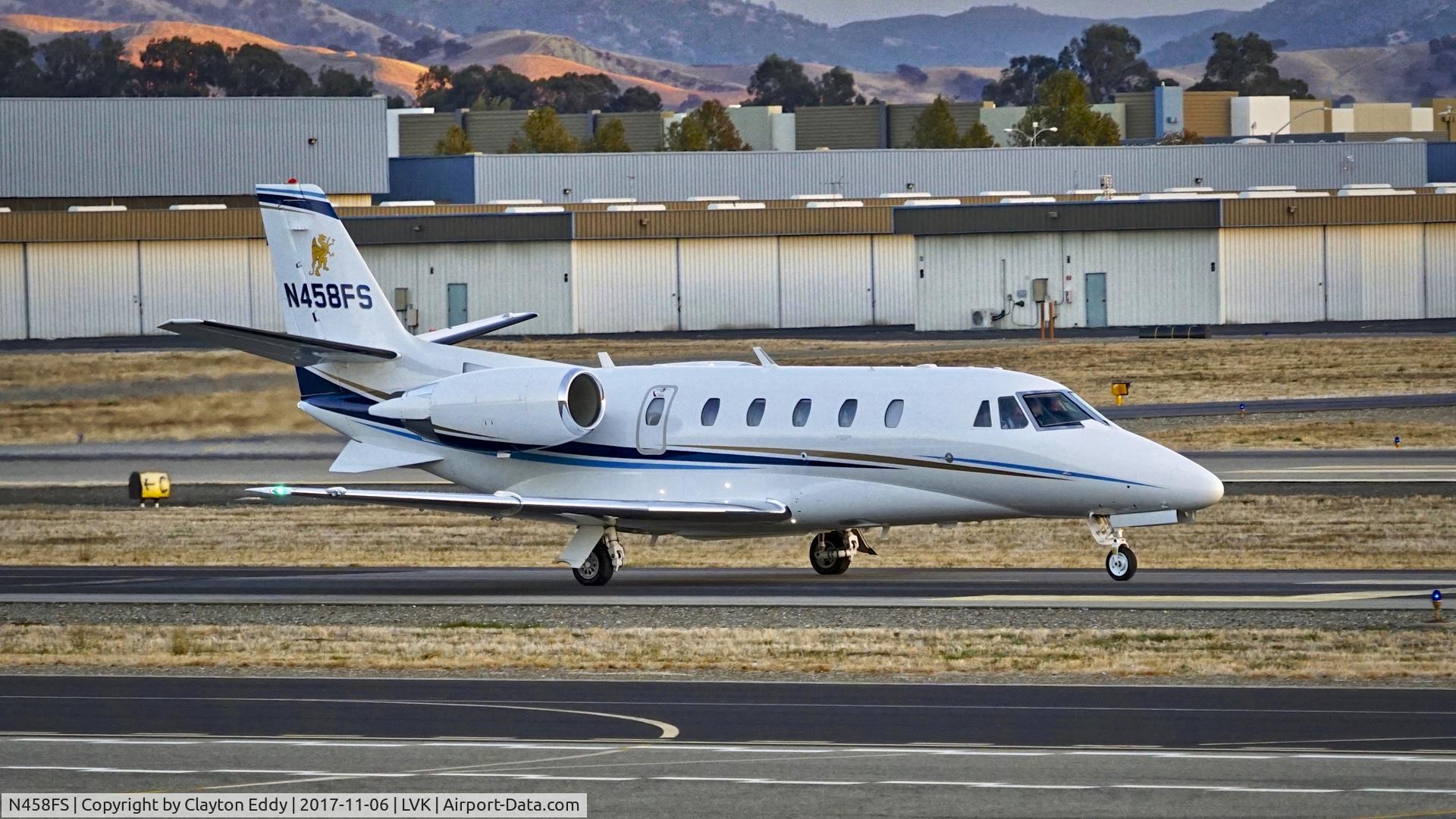 N458FS, 2008 Cessna 560XL C/N 560-6011, Livermore Airport California 2017.