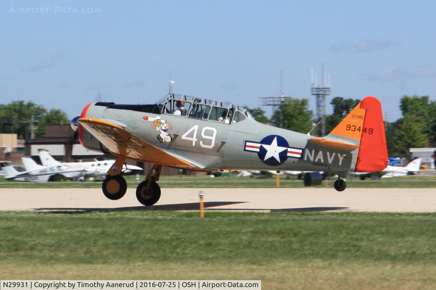N29931, 1943 North American AT-6G Texan C/N 168-583 (49-3449), 1943 North American AT-6G, c/n: 168-583 (49-3449)