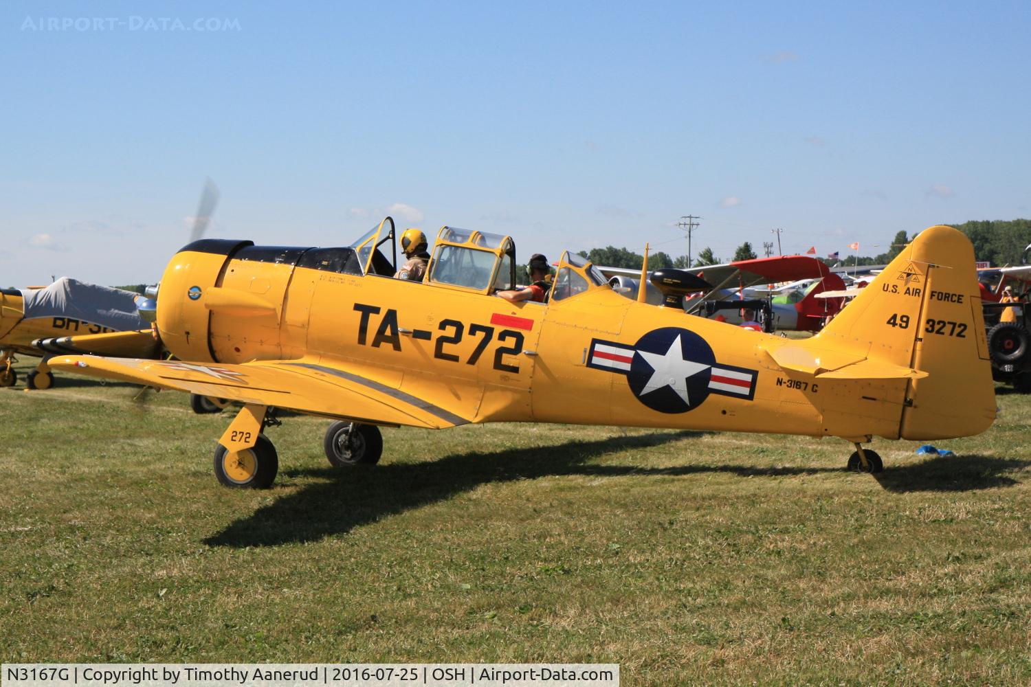 N3167G, 1949 North American T-6G Texan C/N 168-685, 1949 North American T-6G Texan, c/n: 49-3272