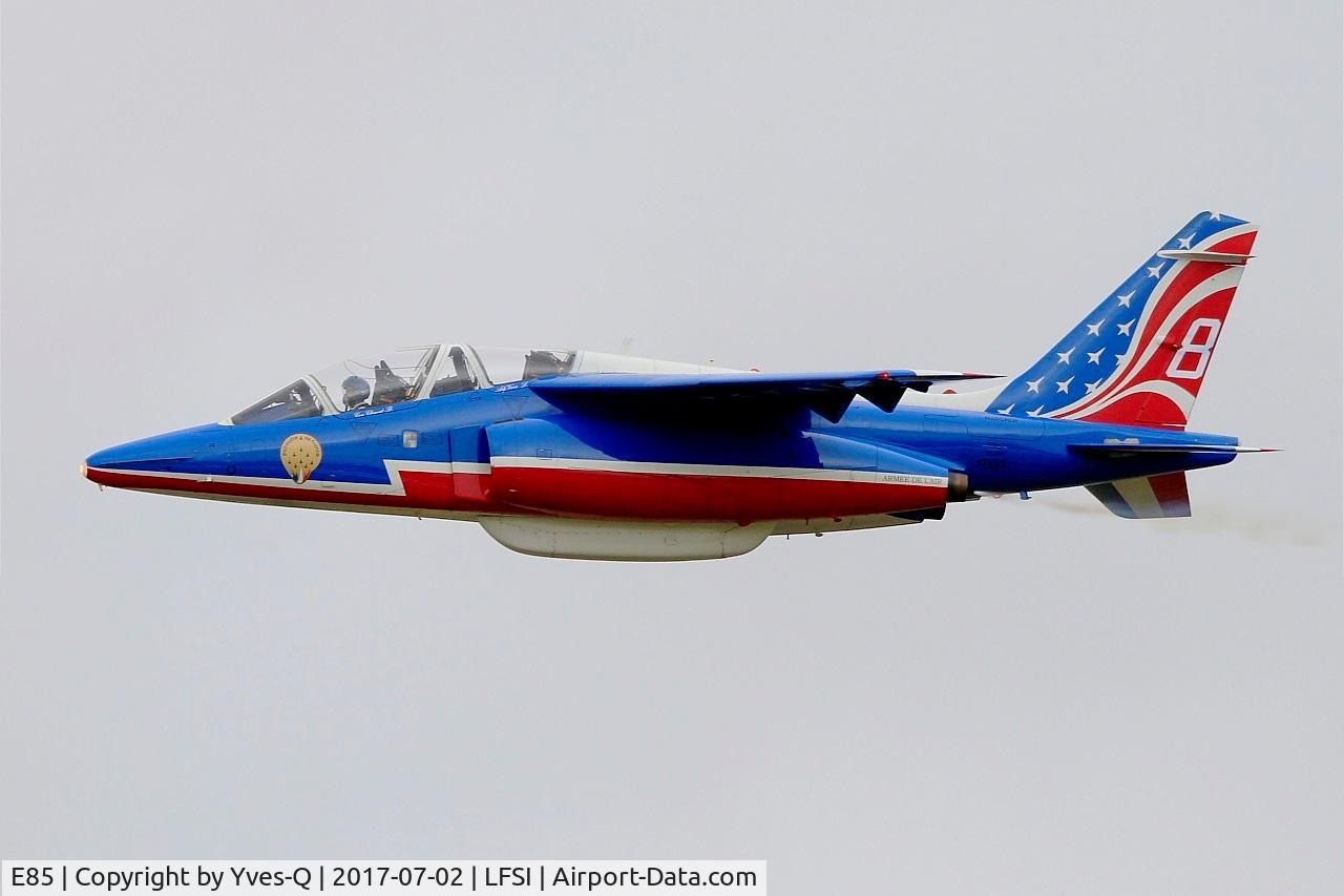 E85, Dassault-Dornier Alpha Jet E C/N E85, Dassault-Dornier Alpha Jet E (F-UGFF), Athos 08 of Patrouille de France 2017, On display, St Dizier-Robinson Air Base 113 (LFSI) Open day 2017