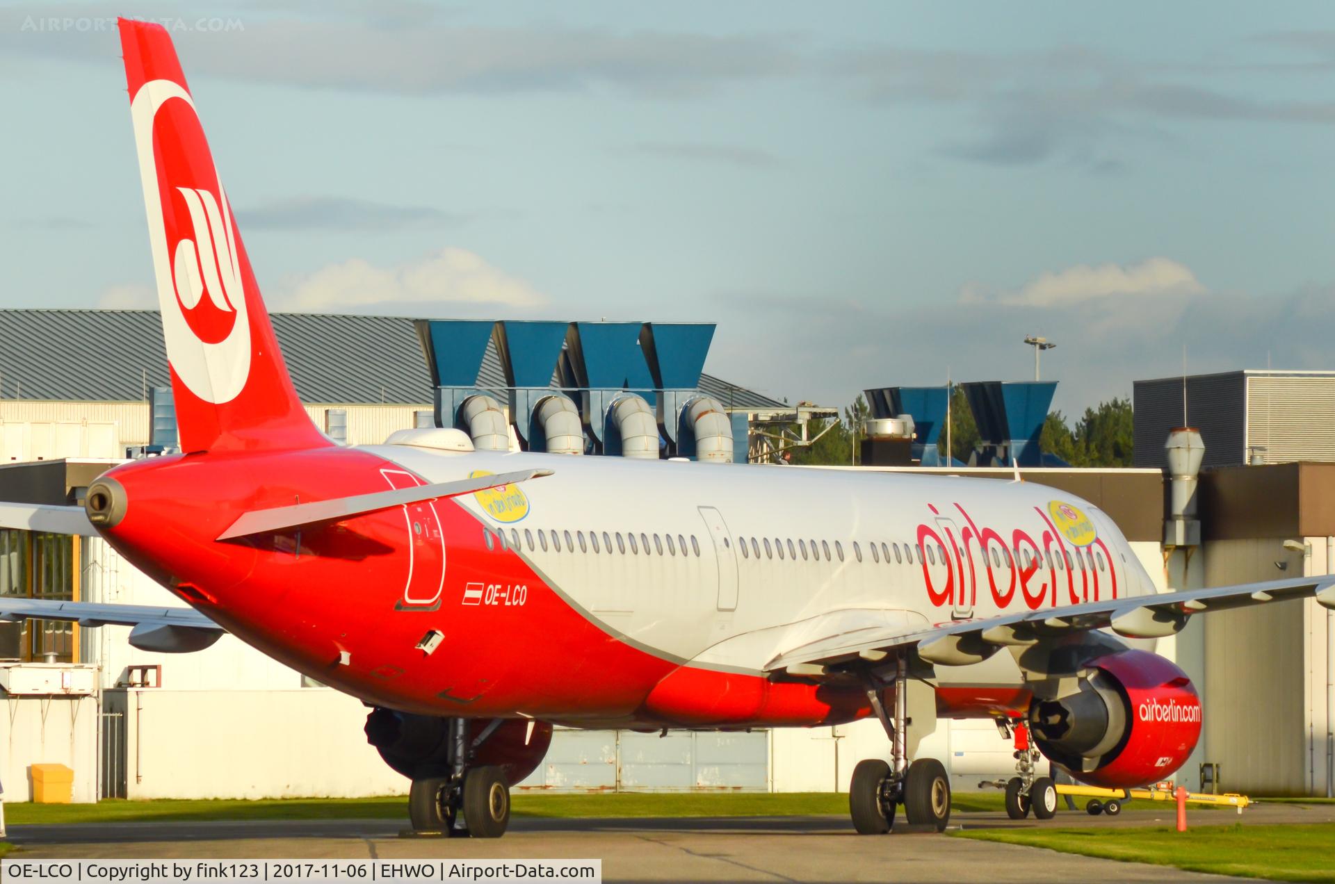 OE-LCO, 2015 Airbus A321-211 C/N 6501, Air berlin A321