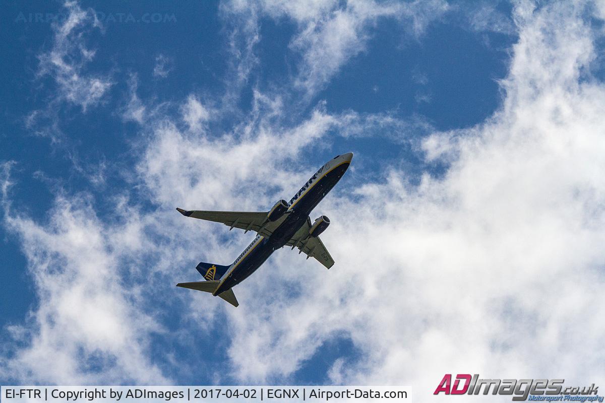 EI-FTR, 2016 Boeing 737-8AS C/N 44767, EI-FTR on take off from east midlands airport
