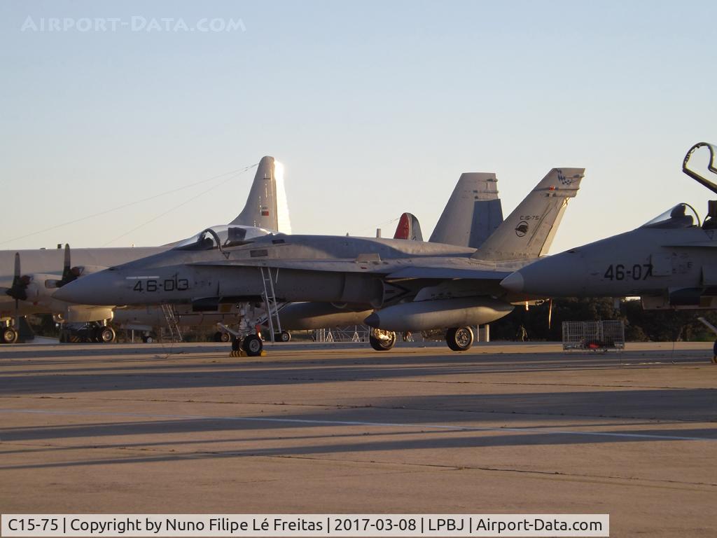 C15-75, McDonnell Douglas F/A-18A+ Hornet C/N 252/A201, During the Real Thaw 2017.