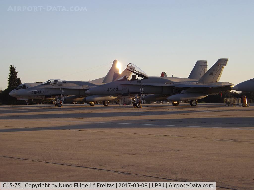 C15-75, McDonnell Douglas F/A-18A+ Hornet C/N 252/A201, During the Real Thaw 2017.