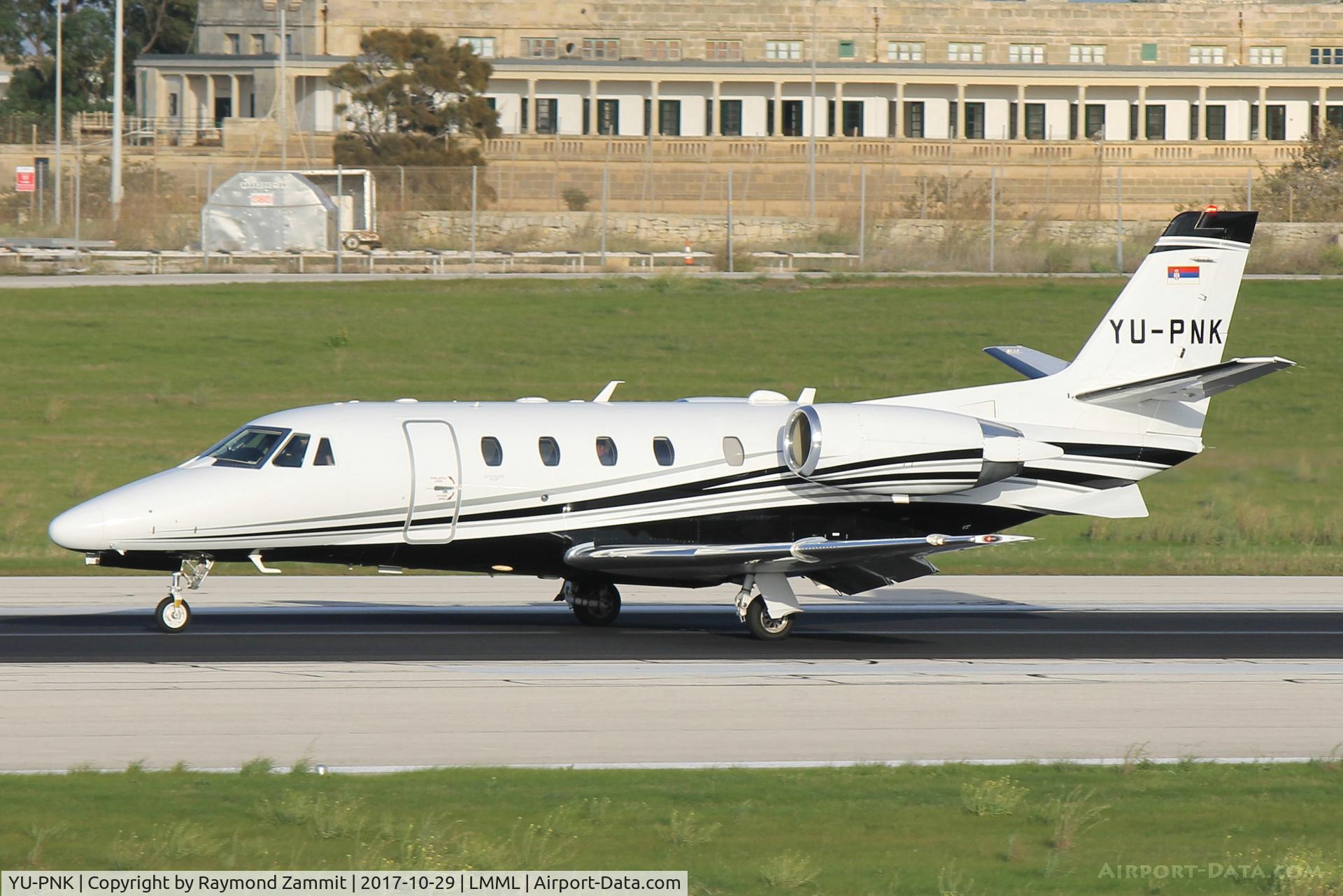 YU-PNK, 2016 Cessna 560XL Citation XLS+ C/N 560-6209, Cessna 560XL Citation XLS YU-PNK Air Pink