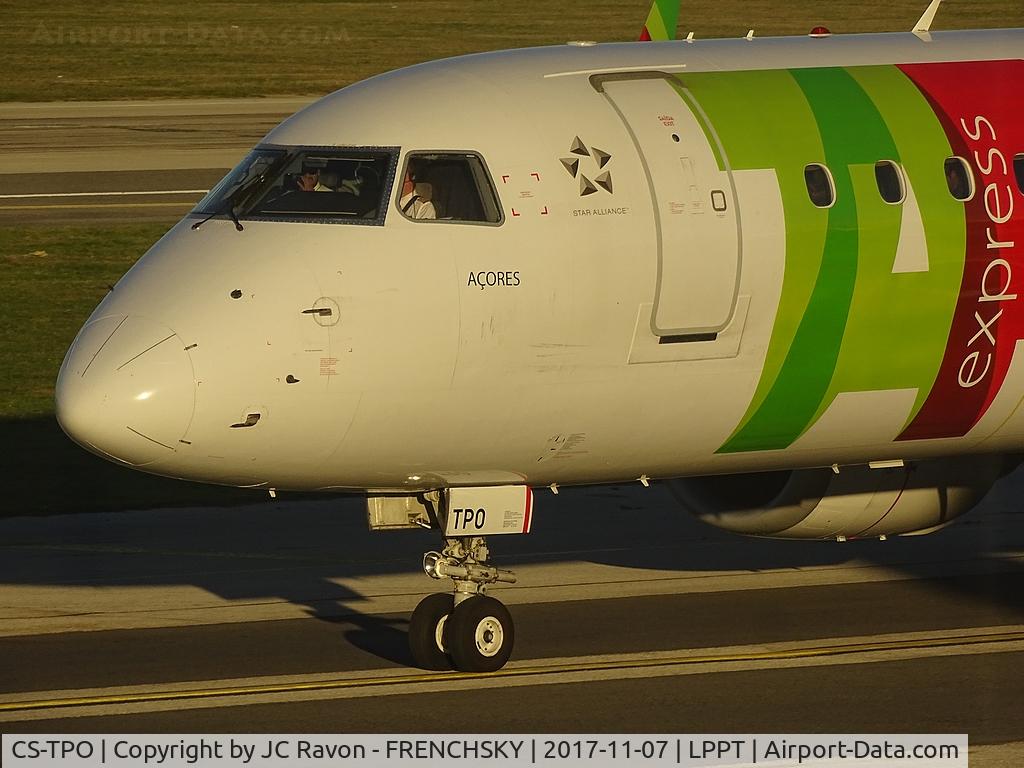 CS-TPO, 2011 Embraer 190LR (ERJ-190-100LR) C/N 19000432, TAP Express TP544 departure to Dusseldorf (DUS)