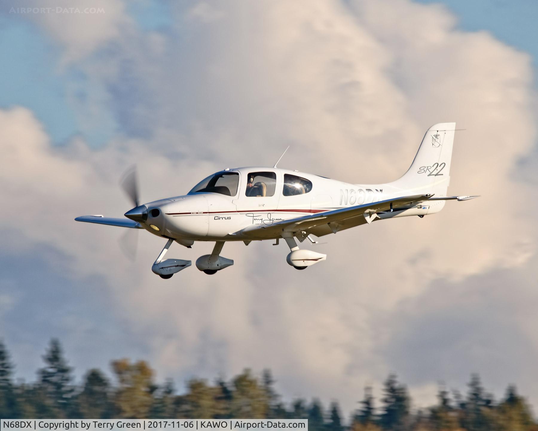 N68DX, 2002 Cirrus SR22 C/N 0214, KAWO