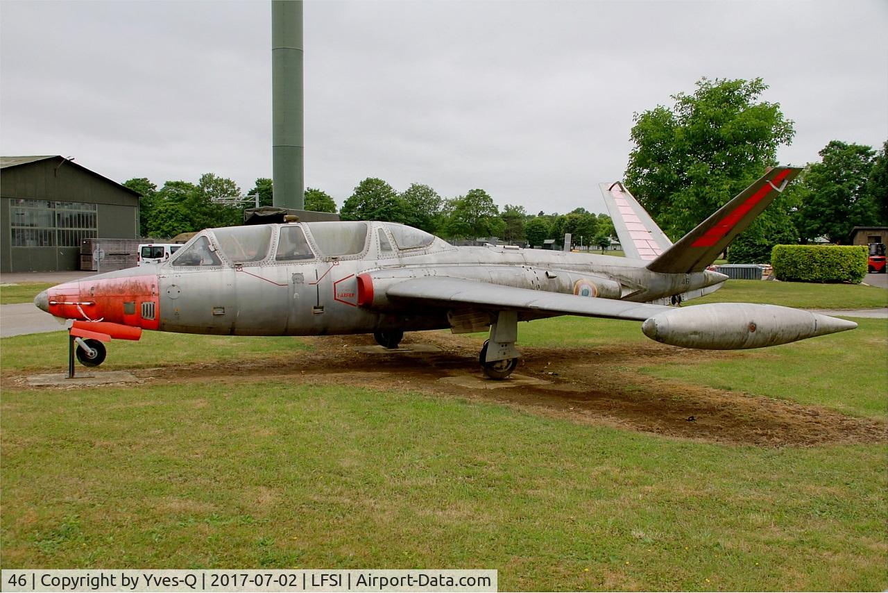 46, Fouga CM-170 Magister C/N 46, Fouga CM-170 Magister, Preserved at St Dizier-Robinson Air Base 113 (LFSI)