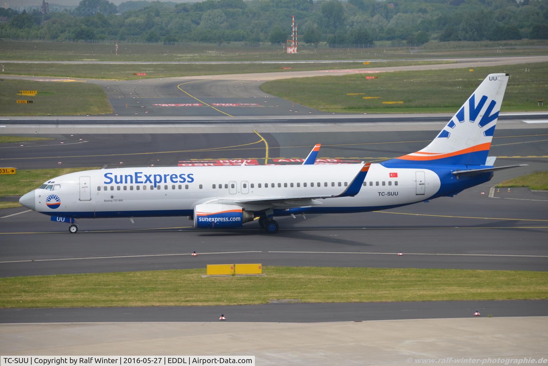 TC-SUU, 2001 Boeing 737-86Q C/N 30274, Boeing 737-86QW - XQ SXS SunExpress - 30274 - TC-SUU - 27.05.2016 - DUS