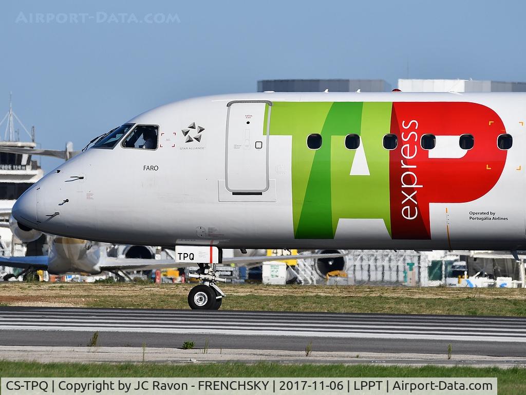 CS-TPQ, 2011 Embraer 190LR (ERJ-190-100LR) C/N 19000450, TAP Express 586 to Cologne (CGN) departure runway 03