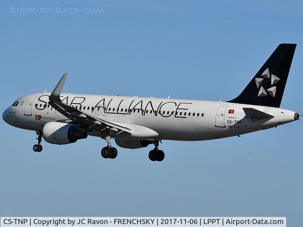 CS-TNP, 2004 Airbus A320-214 C/N 2178, TAP Air Portugal (Star Alliance Livery) TAP 617 from Brussels (BRU) landing runway 03