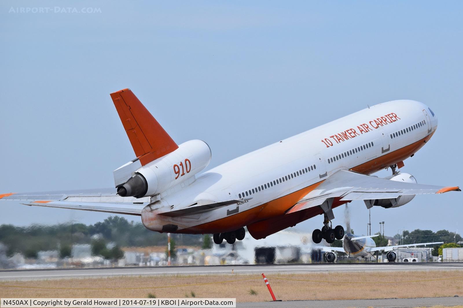 N450AX, 1974 McDonnell Douglas DC-10-10 C/N 46942, Departing RWY 28L.