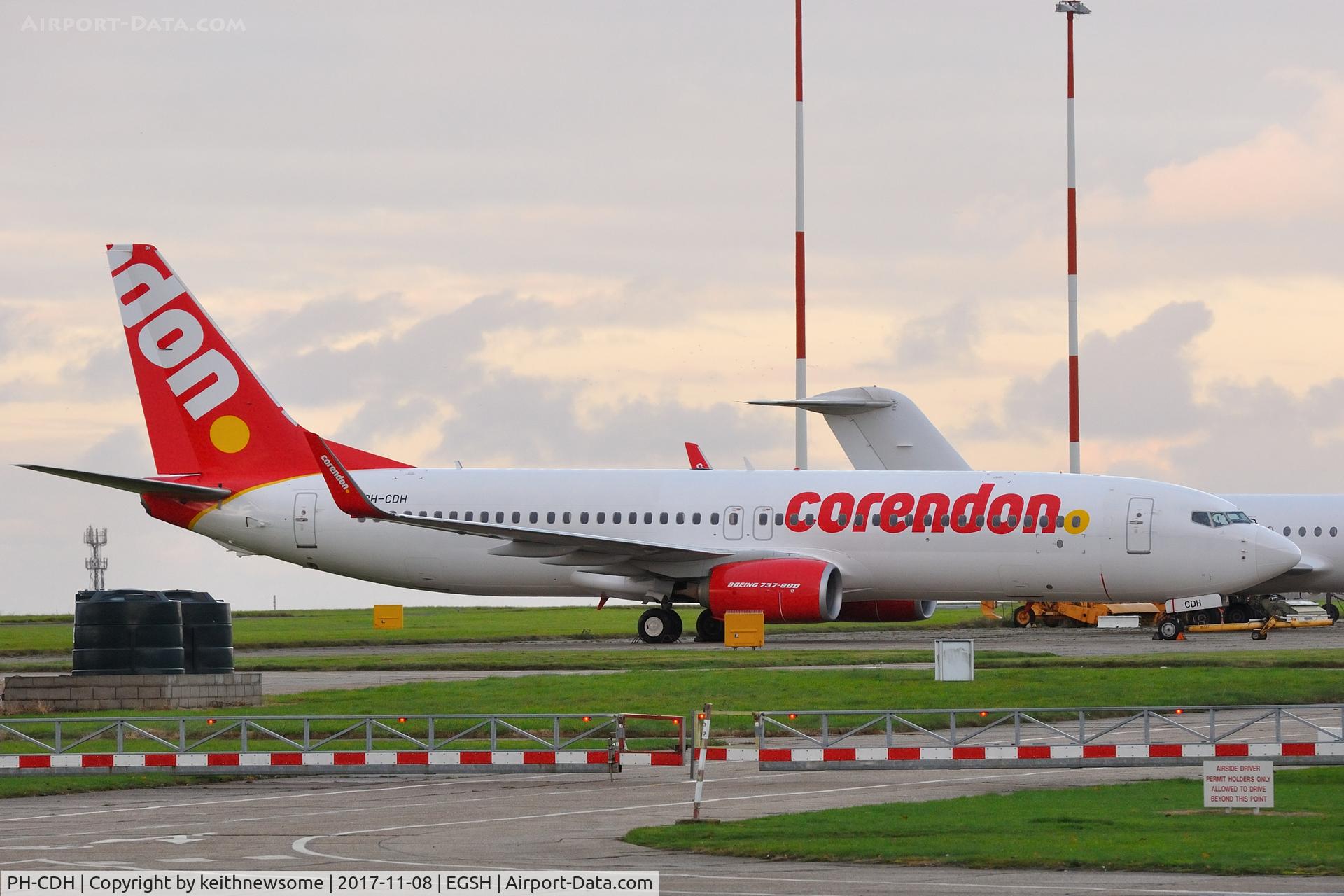 PH-CDH, 2011 Boeing 737-86J C/N 36121, Removed from spray shop with revised colour scheme.