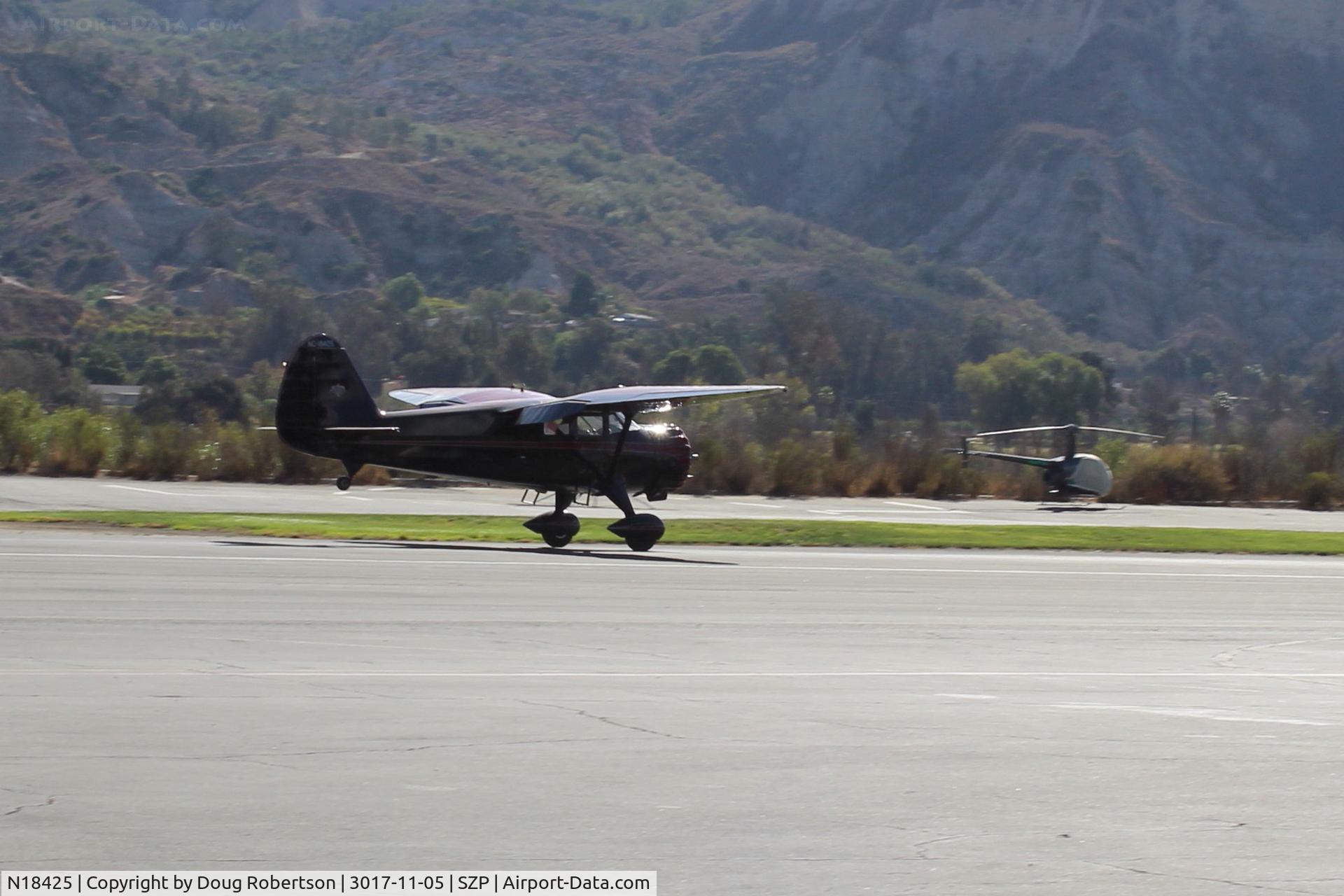 N18425, 1937 Stinson SR-9F Reliant C/N 5715, 1939 Stinson SR-9F 'Gullwing' RELIANT, Pratt & Whitney R-985 Wasp jr. 450 Hp radial upgrade, beautifully kept, landing roll Rwy 22 in from L70.