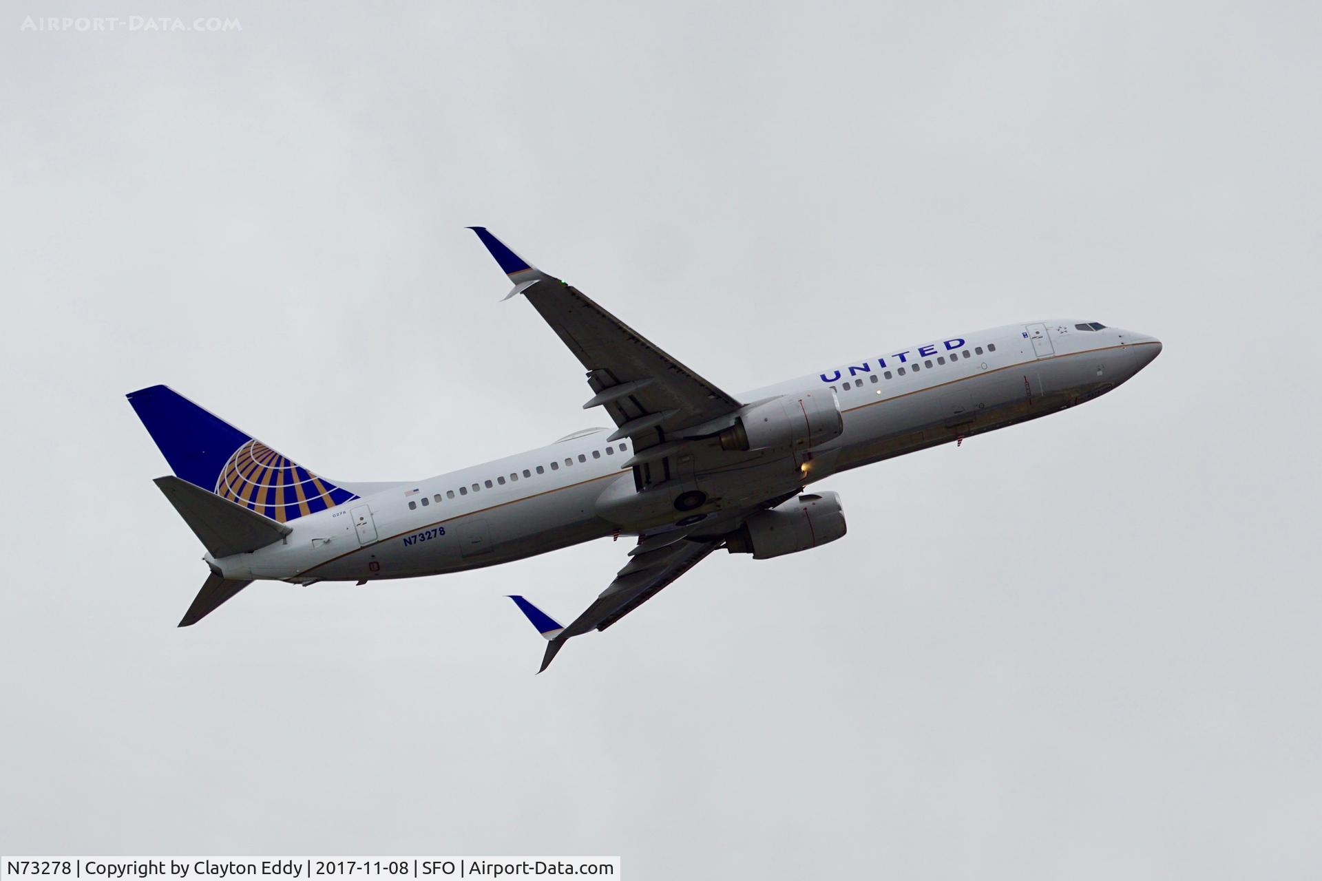 N73278, 2003 Boeing 737-824 C/N 31596, SFO 2017.