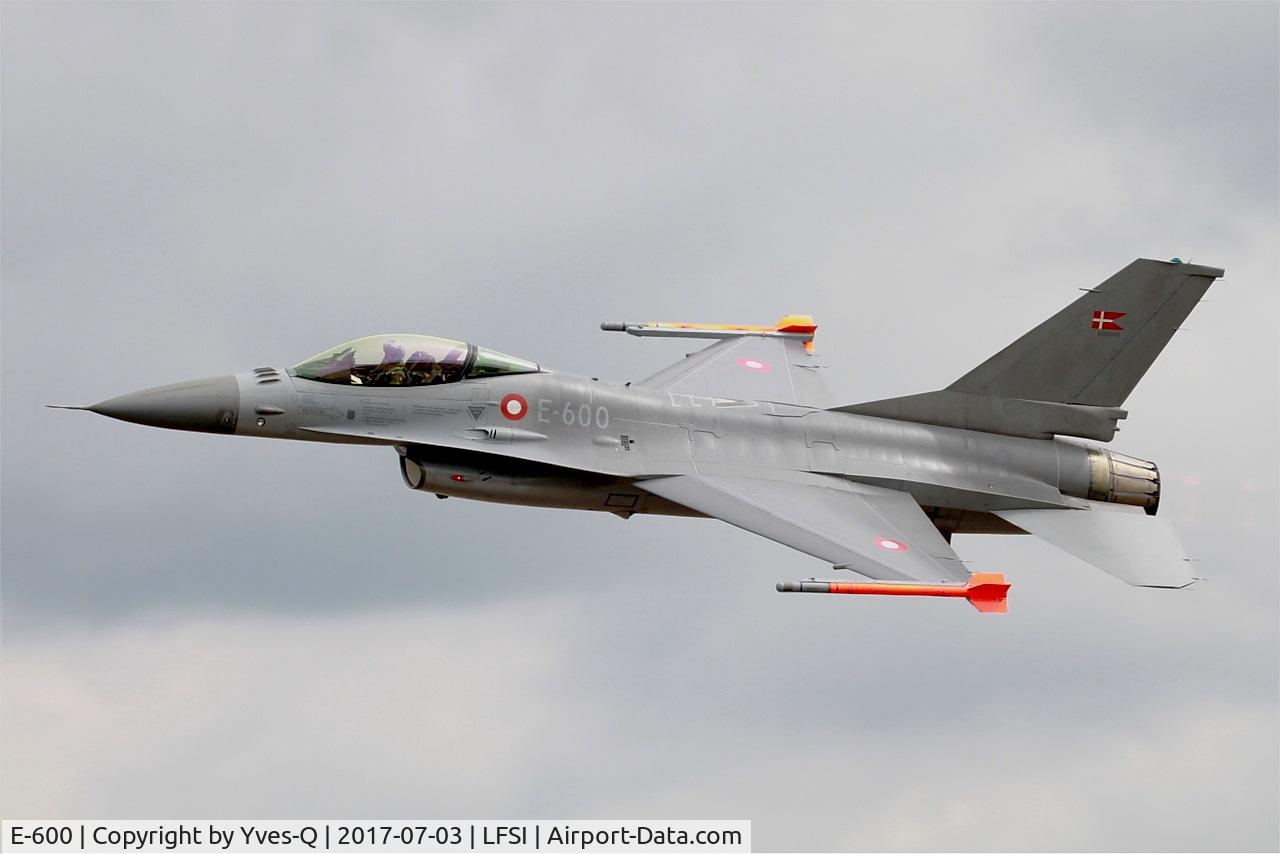 E-600, 1980 SABCA F-16AM Fighting Falcon C/N 6F-35, Royal Danish Air Force SABCA F-16AM Fighting Falcon, Take off rwy 29, St Dizier-Robinson Air Base 113 (LFSI) Open day 2017