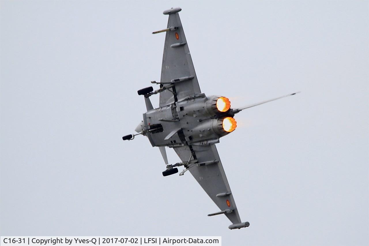 C16-31, Eurofighter EF-2000 Typhoon S C/N SS012, Eurofighter EF-2000 Typhoon S, On display, St Dizier-Robinson Air Base 113 (LFSI) Open day 2017