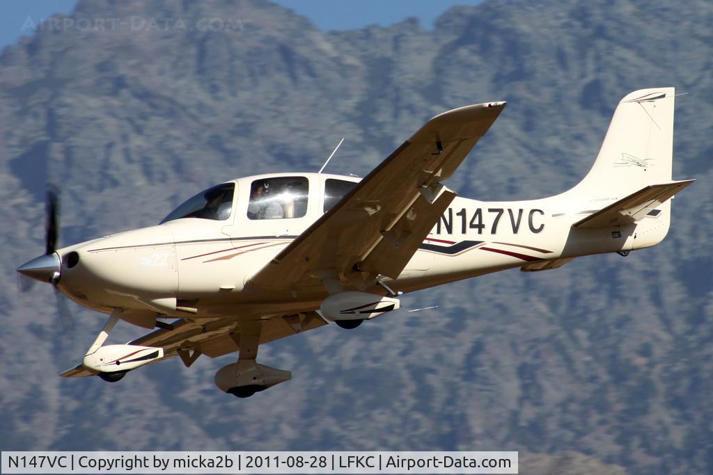 N147VC, 2003 Cirrus SR22 C/N 0689, Landing