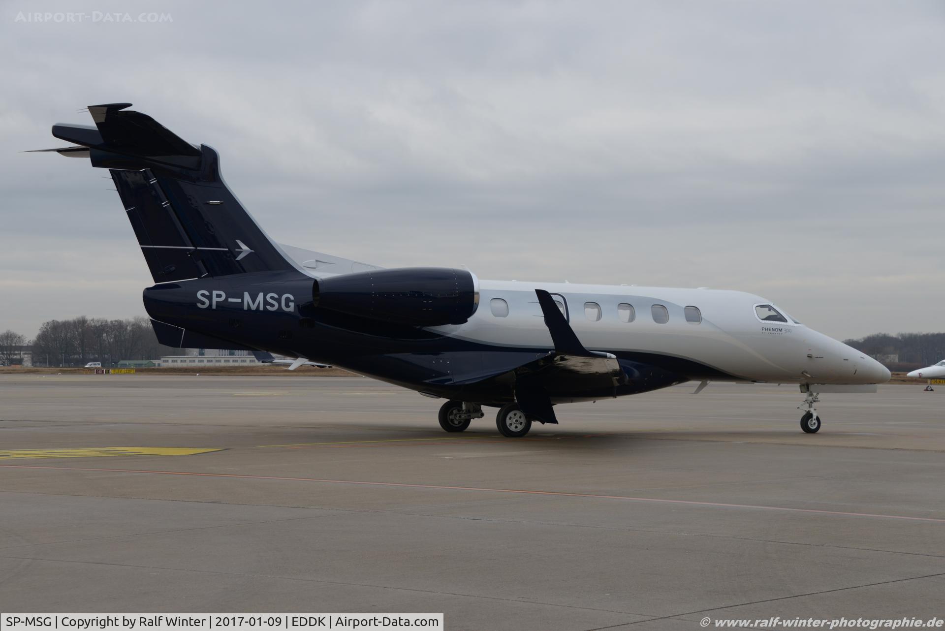 SP-MSG, 2016 Embraer EMB 505 Phenom 300 C/N 50500370, Embraer Phenom 300 505 - Private - 50500370 - SP-MSG - 09.01.2017 - CGN