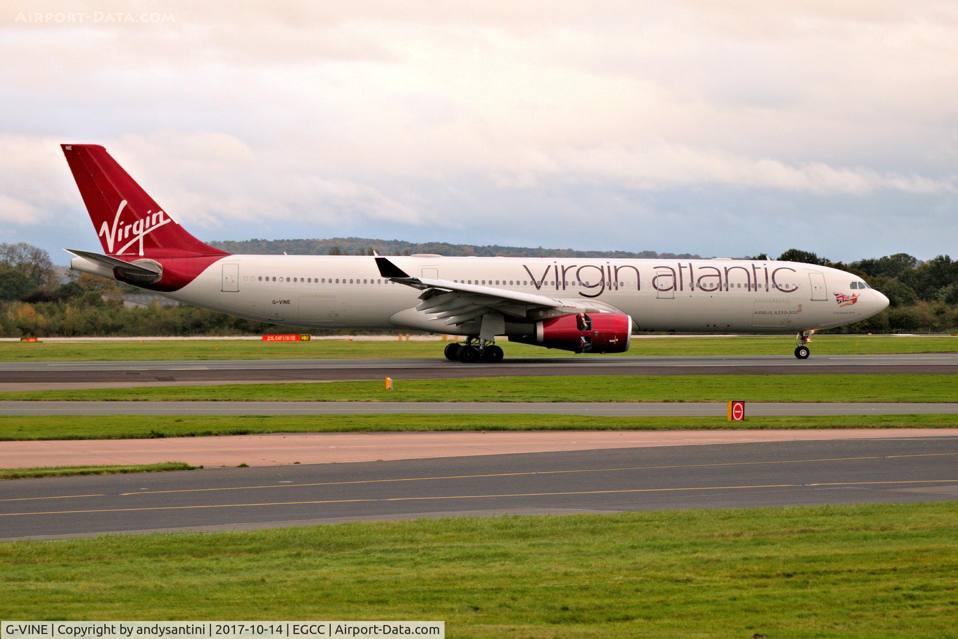 G-VINE, 2011 Airbus A330-343X C/N 1231, just landed runway [23R]