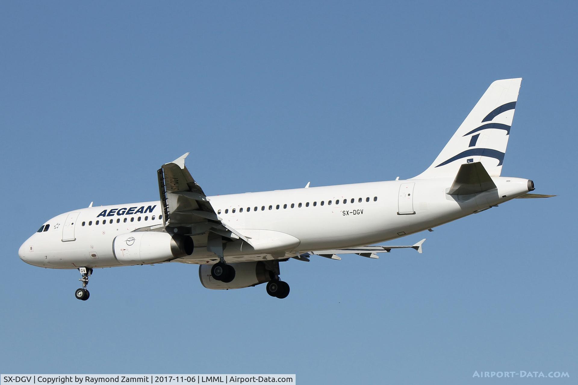 SX-DGV, 2003 Airbus A320-232 C/N 1856, A320 SX-DGV Aegean Airlines