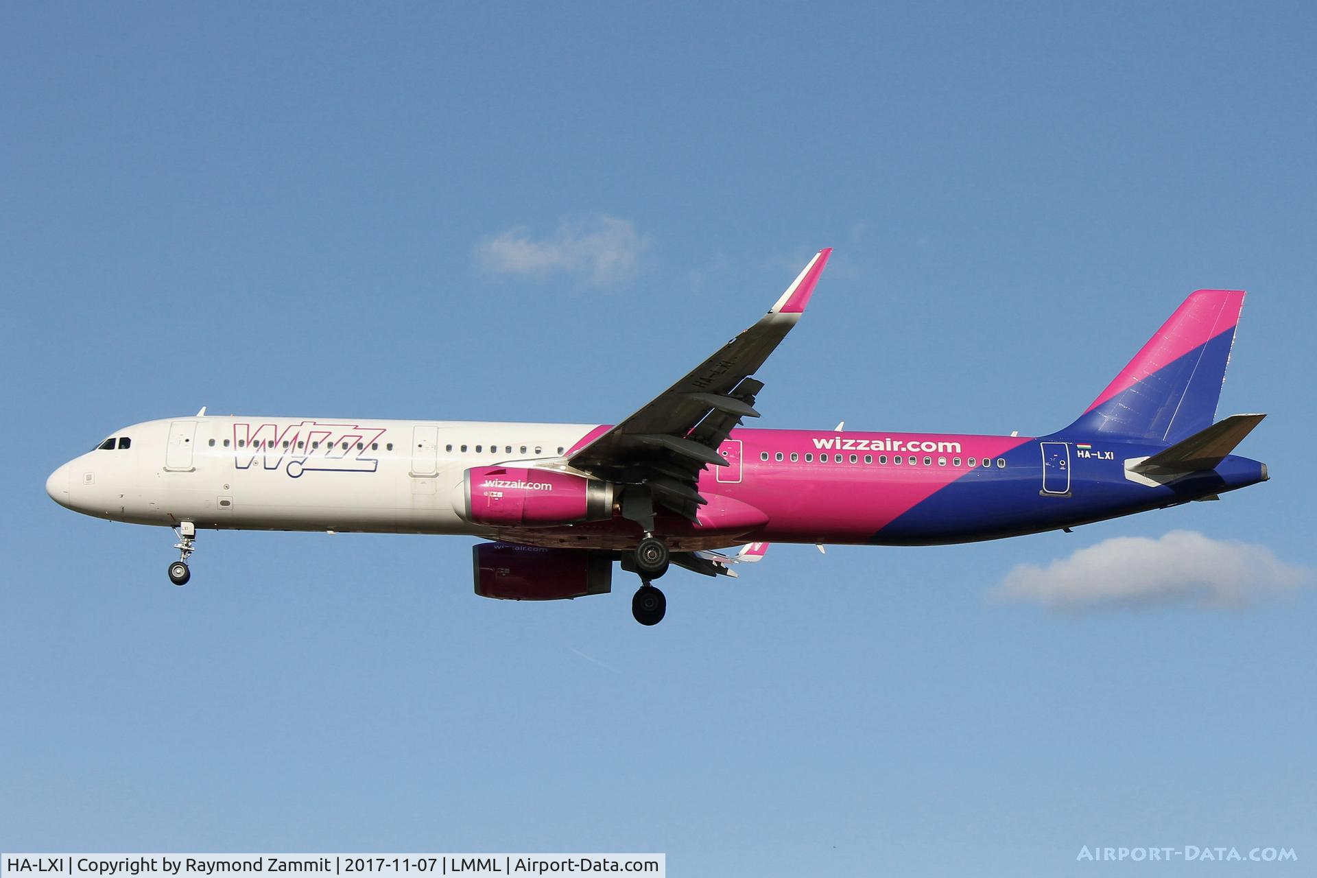 HA-LXI, 2016 Airbus A321-231 C/N 7280, A321 HA-LXI Wizzair