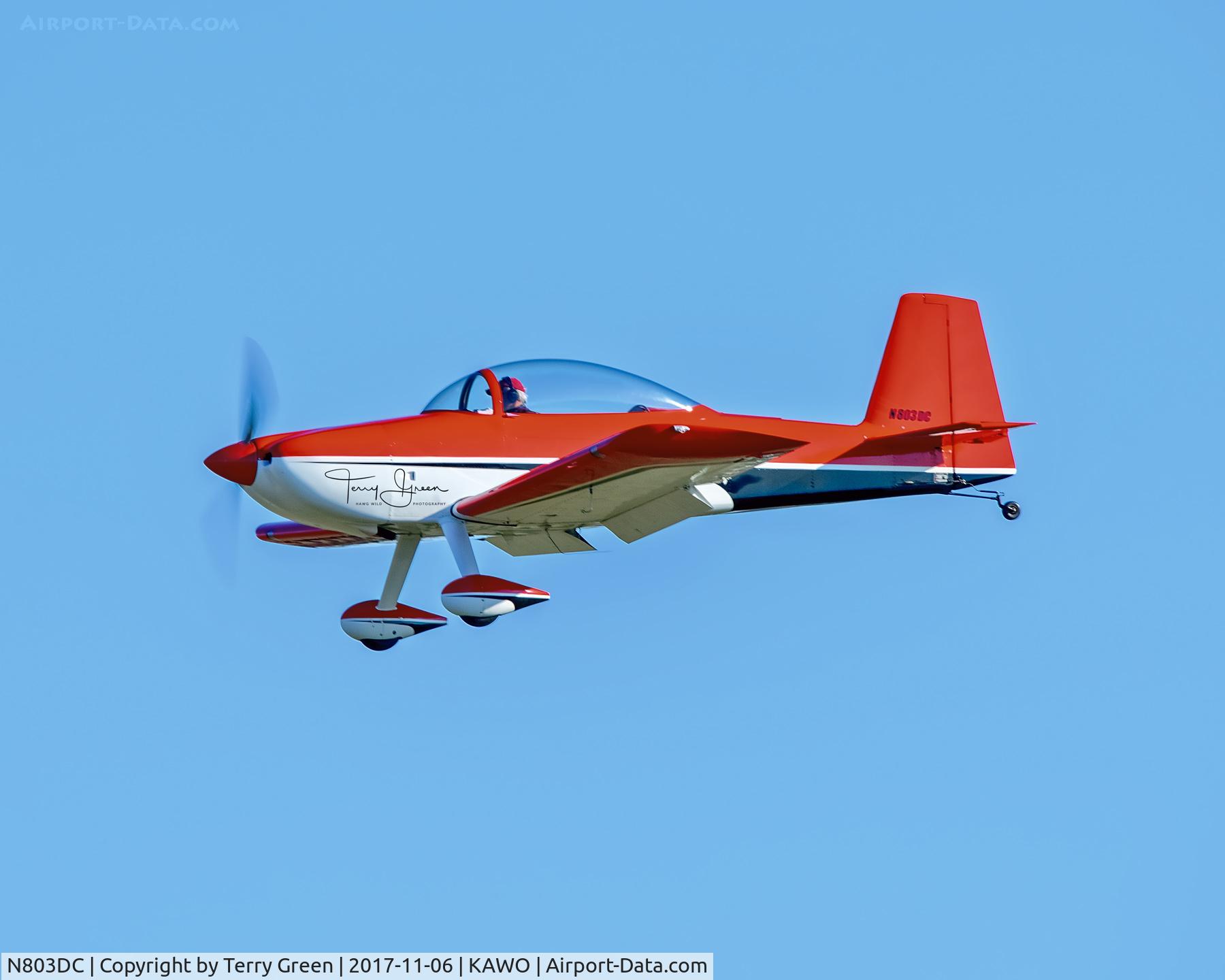N803DC, 1998 Vans RV-8 C/N 80192, KAWO