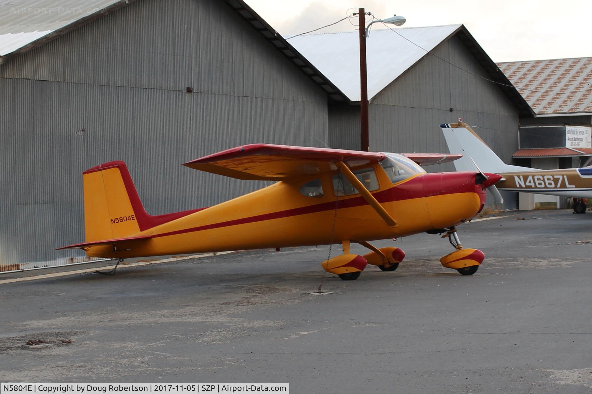 N5804E, 1959 Cessna 150 C/N 17304, 1959 Cessna 150, Continental O-200-A 100 Hp