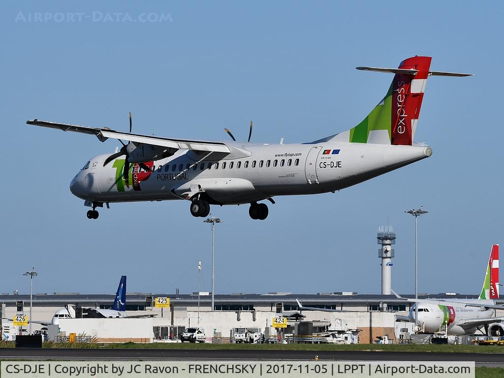 CS-DJE, 2015 ATR 72-600 (72-212A) C/N 1236, TAP Express TP1105 from Seville (SVQ)