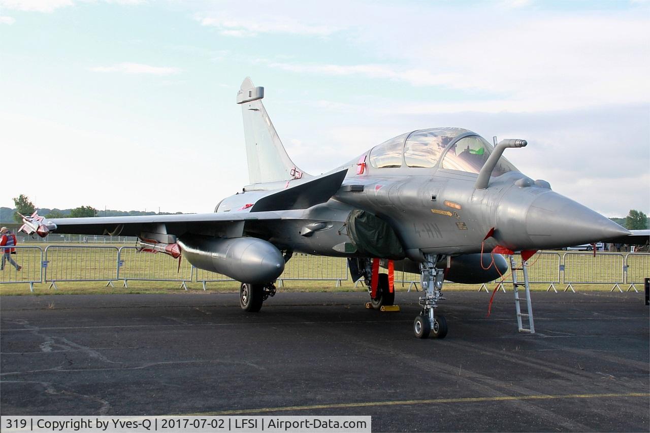319, Dassault Rafale B C/N 314, Dassault Rafale B, Static display, St Dizier-Robinson Air Base 113 (LFSI) Open day 2017
