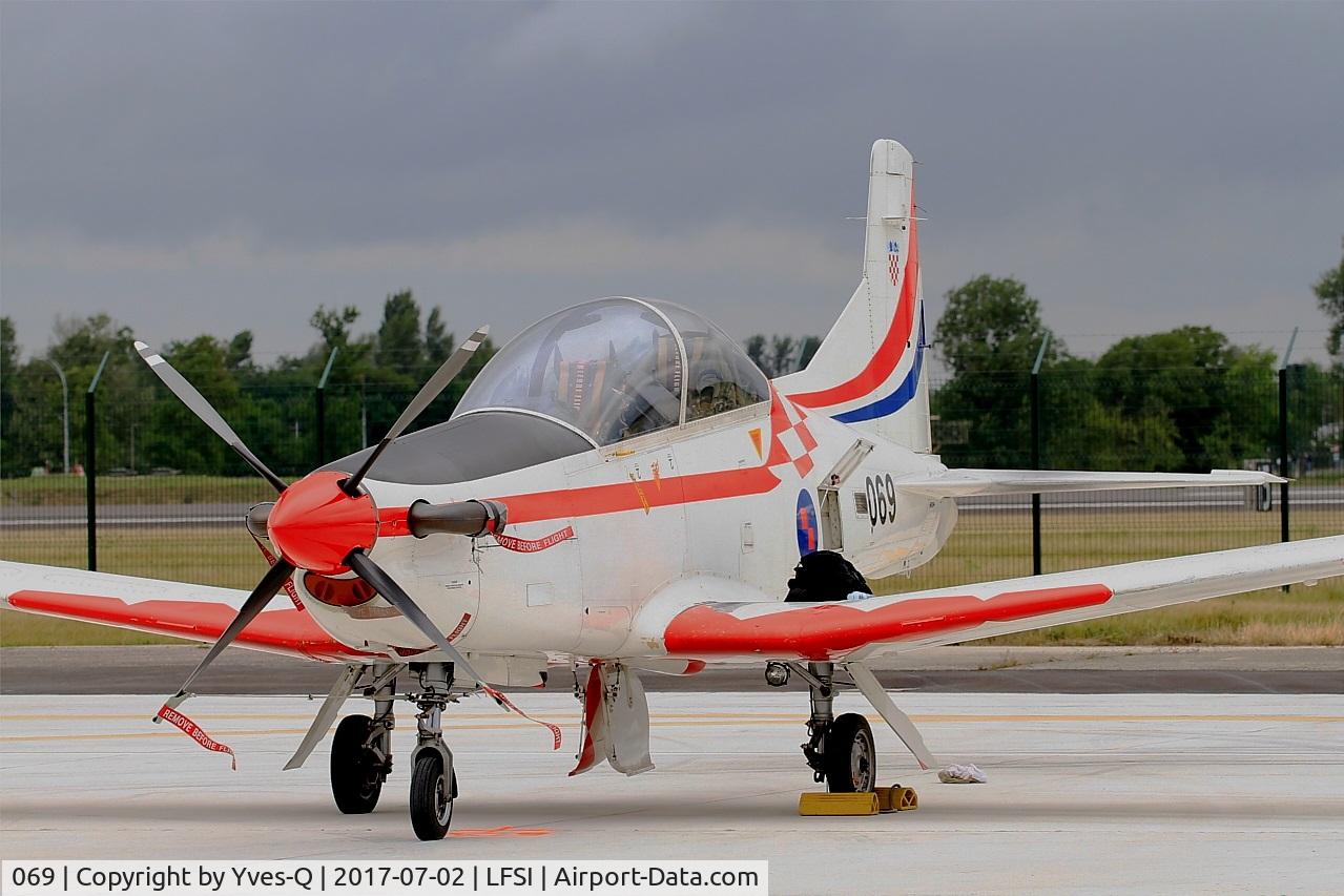 069, Pilatus PC-9M C/N 632, Pilatus PC-9M, Croatian Air Force aerobatic team, Flight line, St Dizier-Robinson Air Base 113 (LFSI) Open day 2017