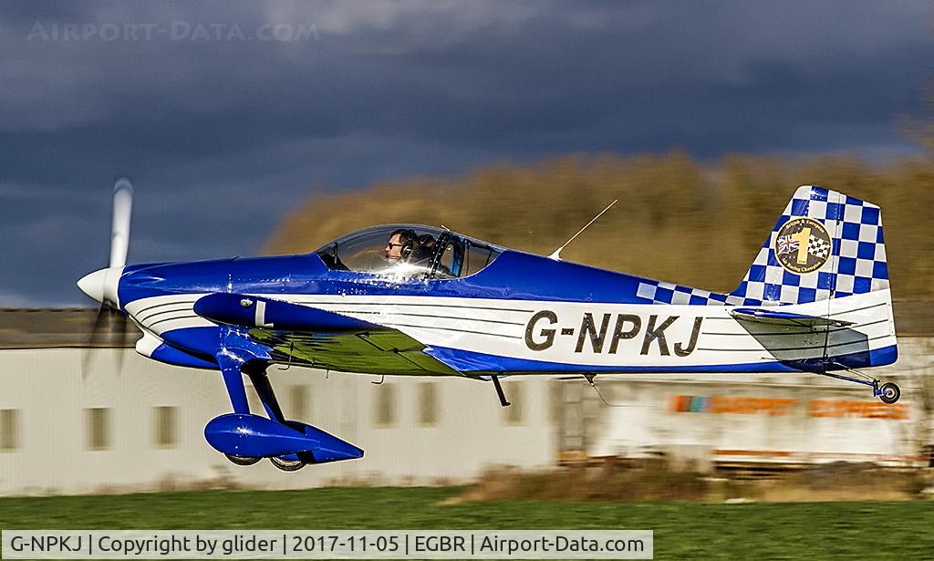G-NPKJ, 1998 Vans RV-6 C/N PFA 181-13138, Departure to the west