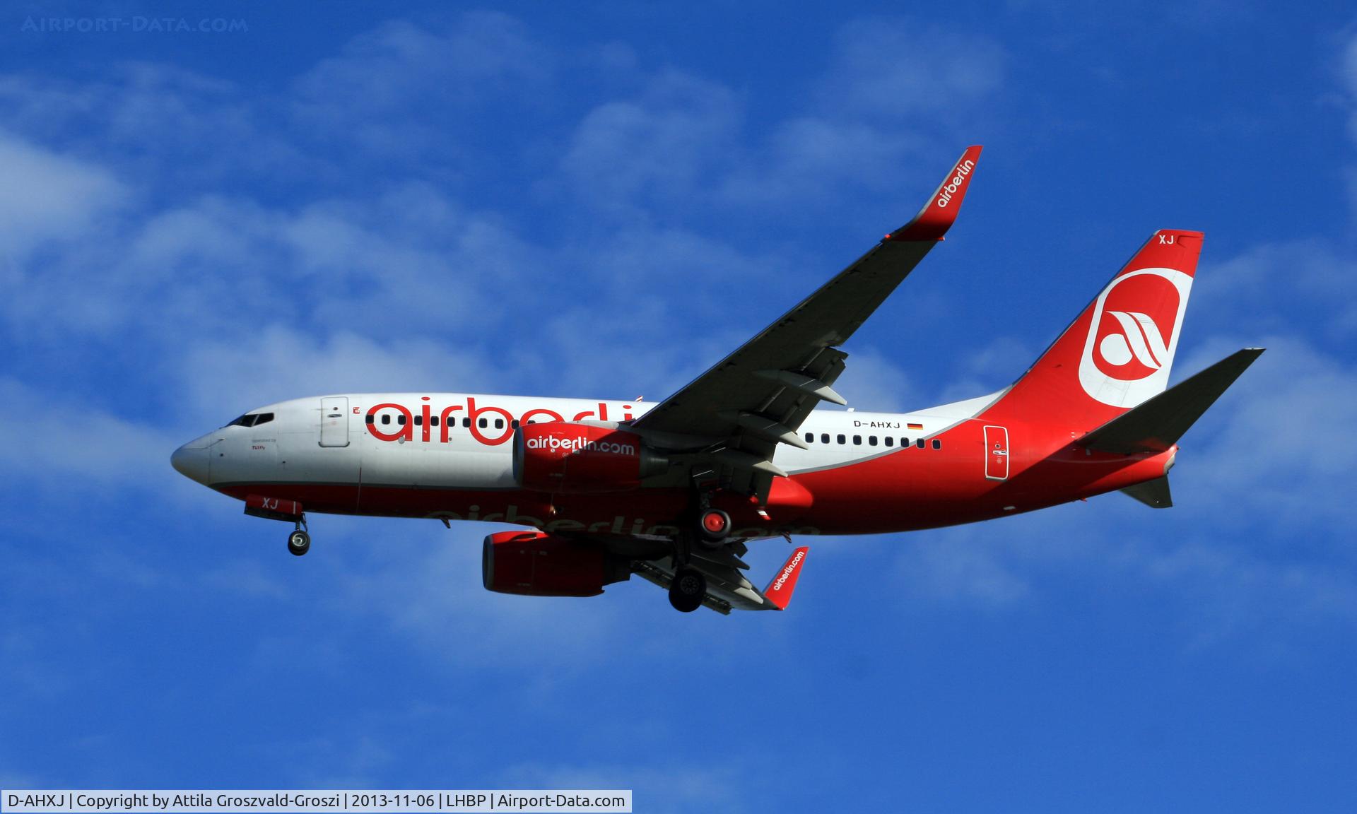 D-AHXJ, 2008 Boeing 737-7Q8 C/N 35277, BUD-Budapest Liszt Ferenc International Airport, Hungary