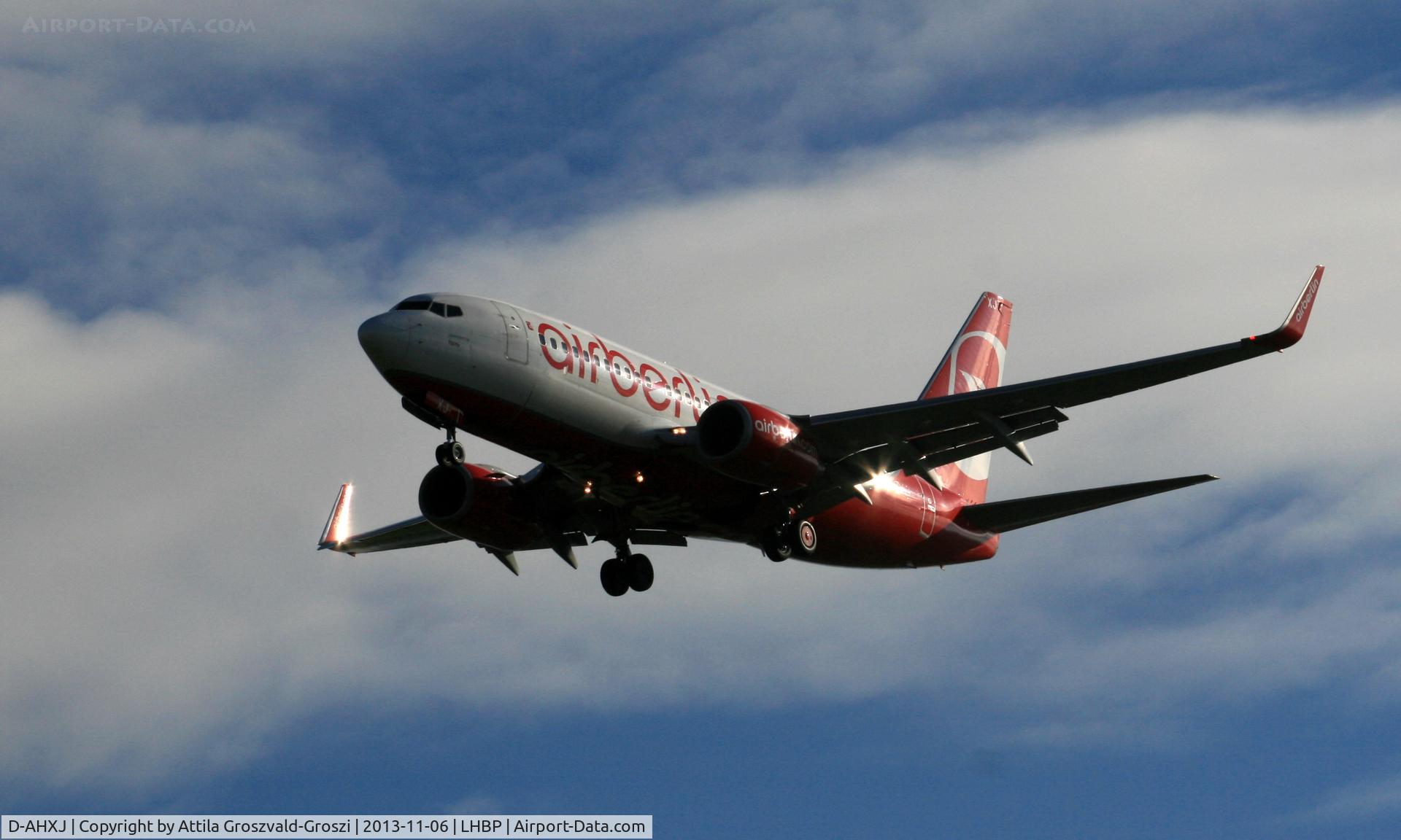 D-AHXJ, 2008 Boeing 737-7Q8 C/N 35277, BUD-Budapest Liszt Ferenc International Airport, Hungary