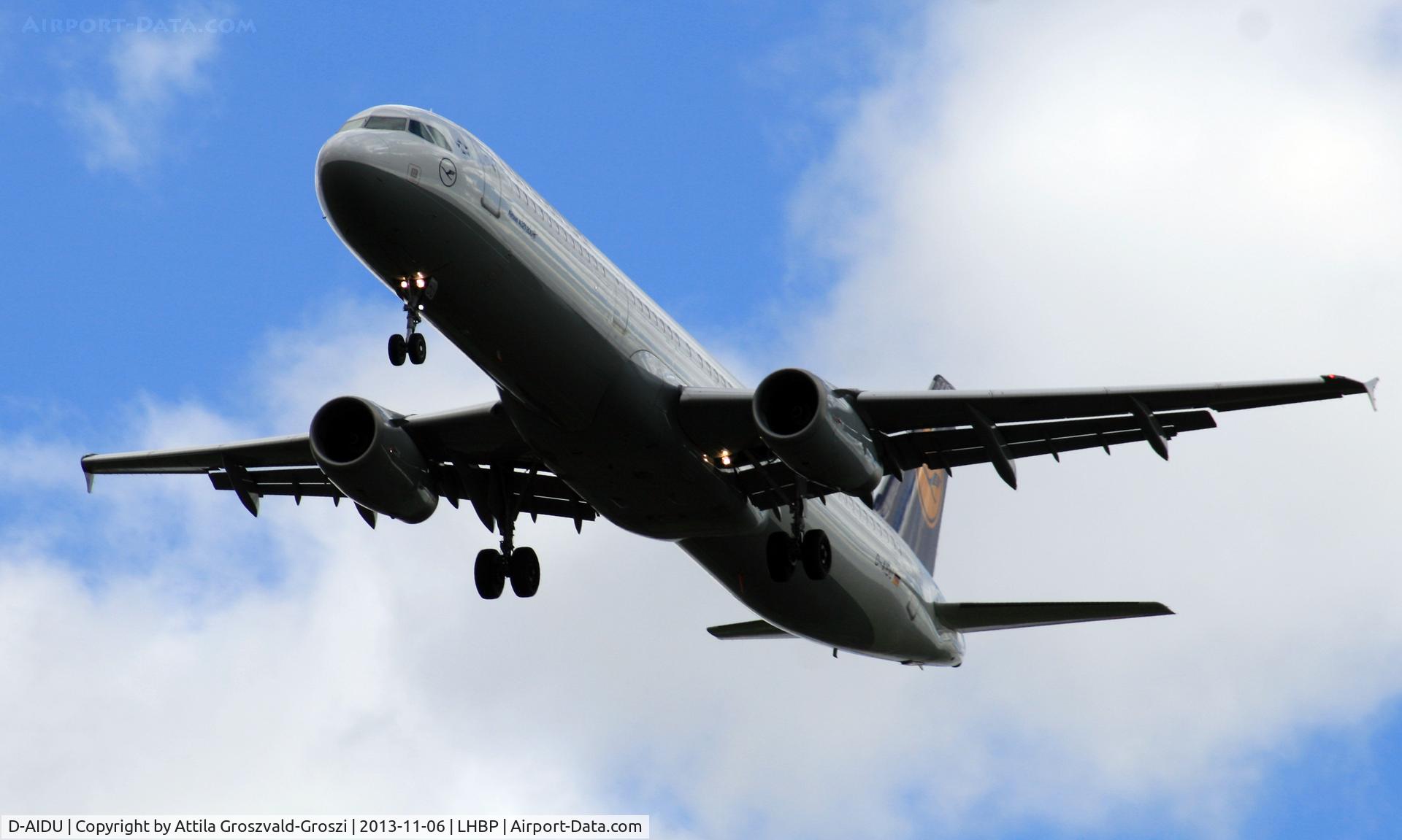 D-AIDU, 2012 Airbus A321-231 C/N 5186, BUD-Budapest Liszt Ferenc International Airport, Hungary