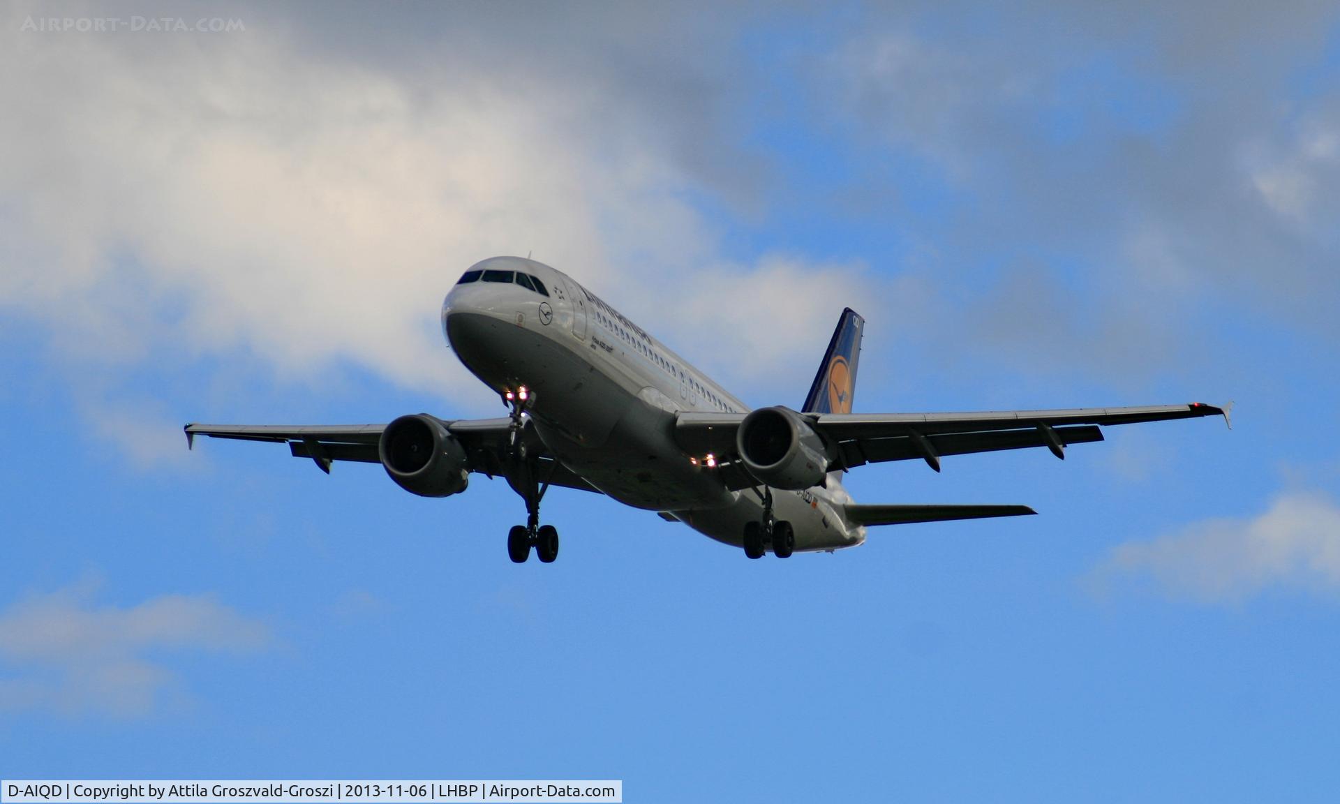 D-AIQD, 1991 Airbus A320-211 C/N 0202, BUD-Budapest Liszt Ferenc International Airport, Hungary
