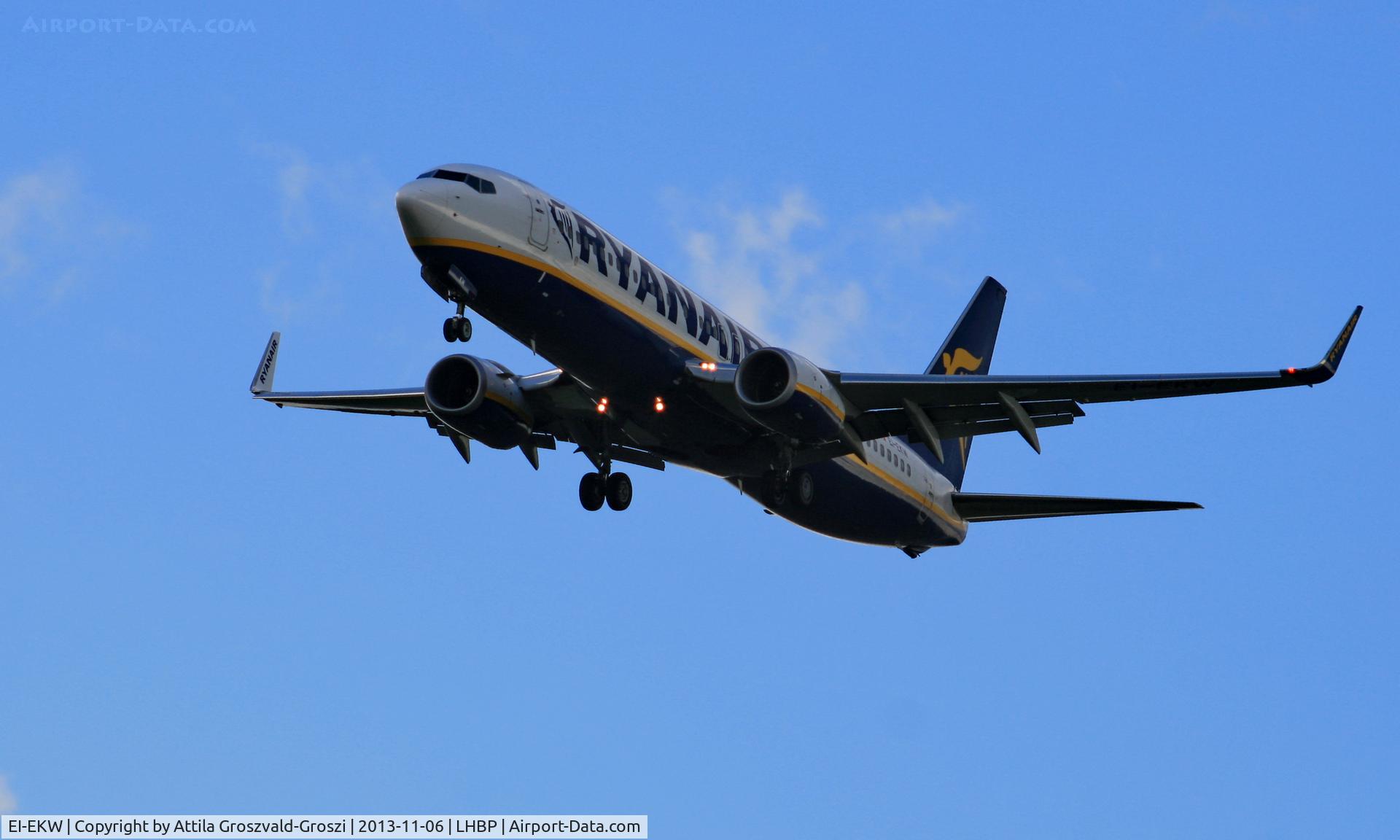 EI-EKW, 2010 Boeing 737-8AS C/N 38506, BUD-Budapest Liszt Ferenc International Airport, Hungary