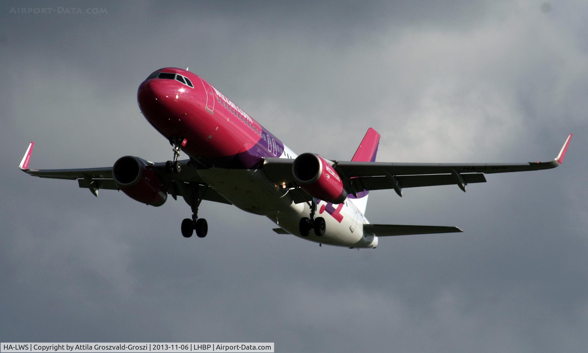 HA-LWS, 2013 Airbus A320-232 C/N 5608, BUD-Budapest Liszt Ferenc International Airport, Hungary