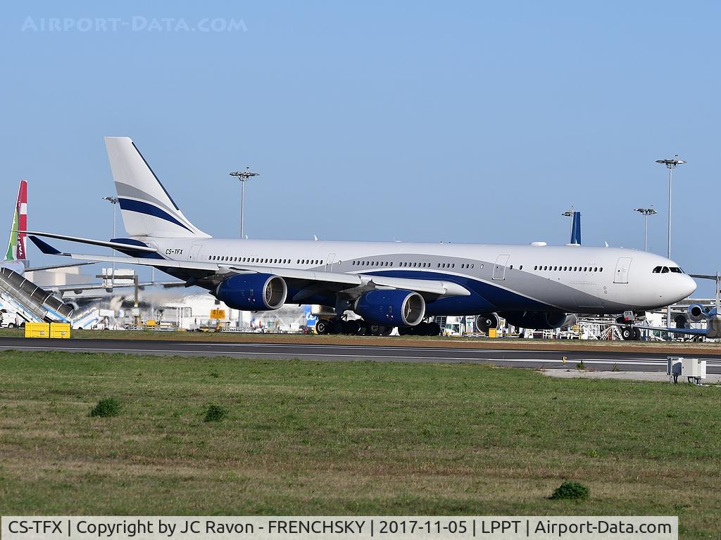 CS-TFX, 2008 Airbus A340-541 C/N 912, Hi Fly (HFY670P) departure to.....Beja (BYJ) (flight time 0:21) !