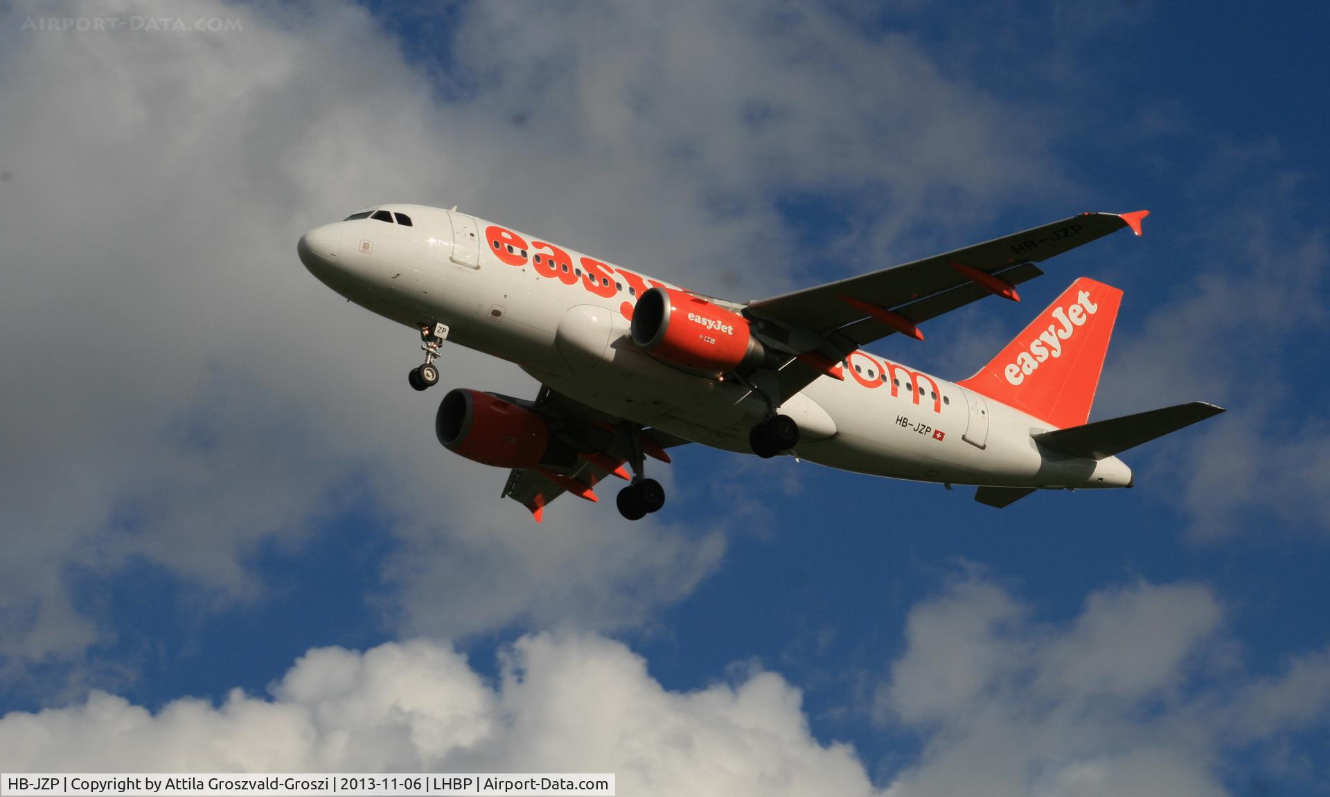 HB-JZP, 2005 Airbus A319-111 C/N 2427, BUD-Budapest Liszt Ferenc International Airport, Hungary