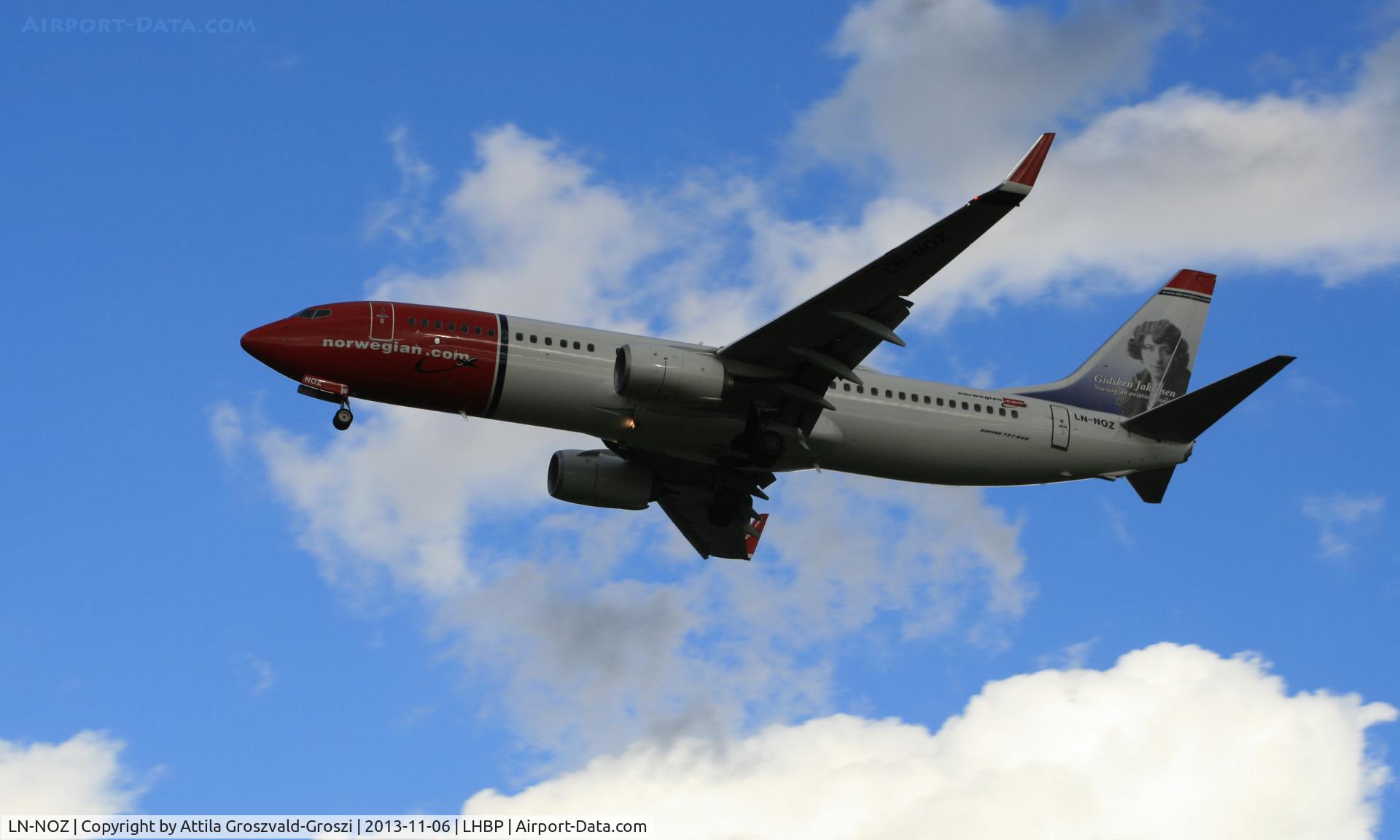 LN-NOZ, 2011 Boeing 737-8JP C/N 39420, BUD-Budapest Liszt Ferenc International Airport, Hungary