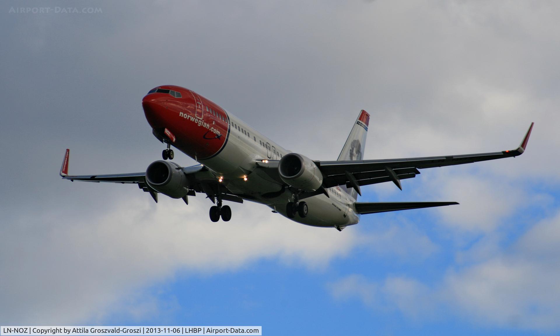 LN-NOZ, 2011 Boeing 737-8JP C/N 39420, BUD-Budapest Liszt Ferenc International Airport, Hungary